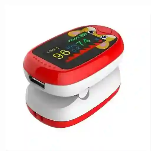 Pulso Oxímetro Pediátrico Pantalla Led Con Curva Fingertrip Niños