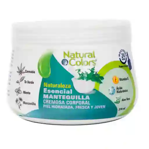 Mantequilla Cremosa Corporal Natural Colors Naturaleza Esencial 370ml