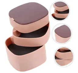 Joyero Giratorio Multifuncional Con Espejo Almacenador Accesorios Portatil