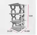 Zapatero Multicapas Organizador Plegable Para Zapatos 3 Niveles