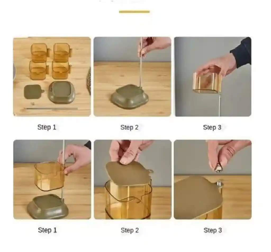 Organizador De Joyeria Estante Giratorio Multifuncional