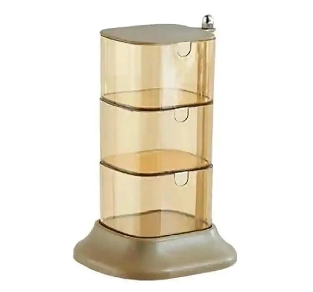 Organizador De Joyeria Estante Giratorio Multifuncional