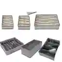 Organizador De Ropa Interior Y Medias Divisor Cajones Set X3