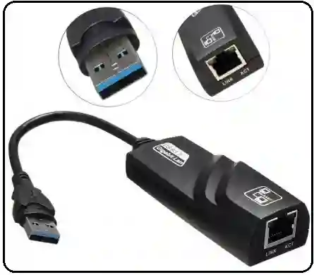 Convertidor De Usb 3.0 A Rj45 Red Lan Gigabit