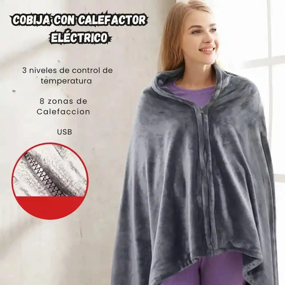 Cobija Electrica Manta De Calefaccion 3 Niveles Térmicos