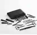 Kit Manicure Grande Estuche De Lujo Corta Uñas Y Accesorios