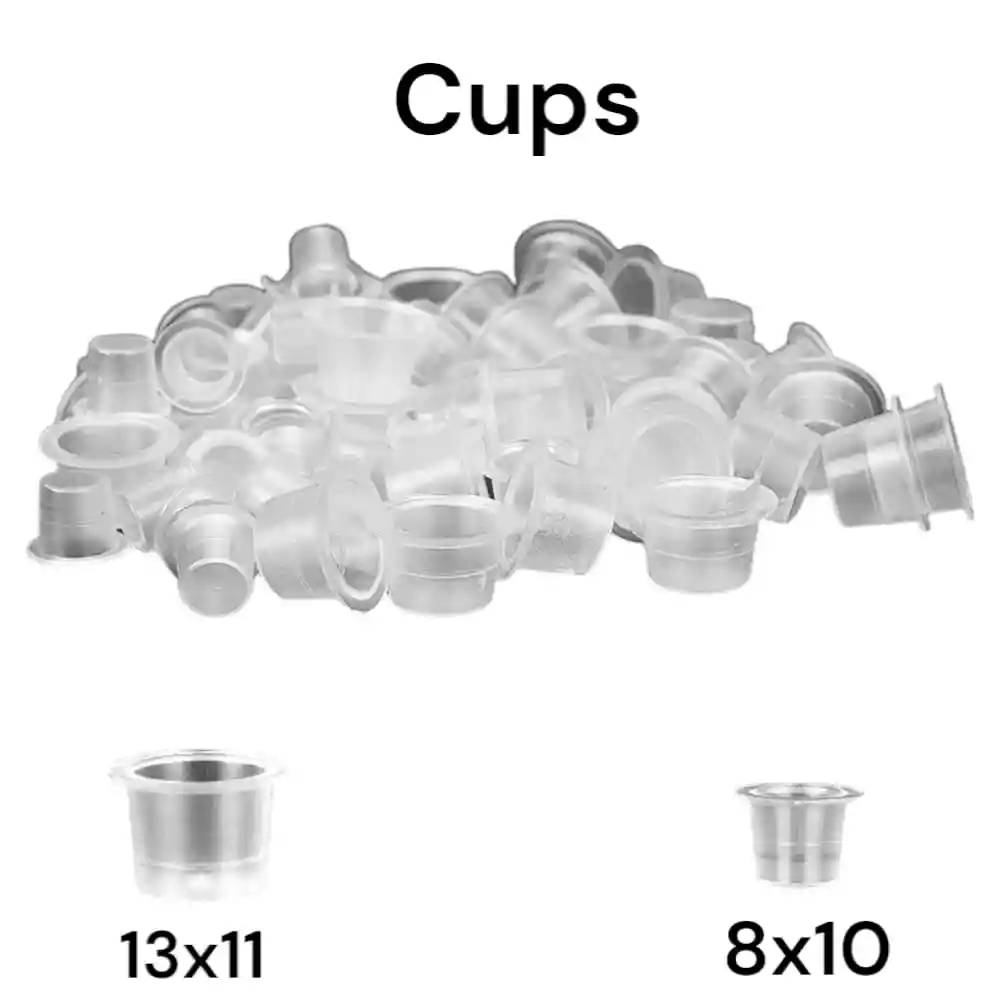 Cups Para Tatuar 8x10 (50unidades)