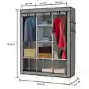 Closet Ropero Armario 3 Puertas Estante Organizador De Ropa