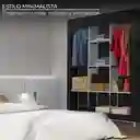 Closet Ropero Armario 3 Puertas Estante Organizador De Ropa
