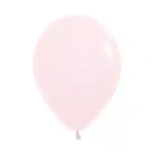 Globos Bombas Latex Redondo Fiesta R-12 X 12 Unidades Pastel Mate Rosado Sempertex