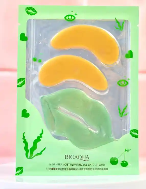 Parches Para Ojeras Y Labios. Aloe Vera. Bioaqua