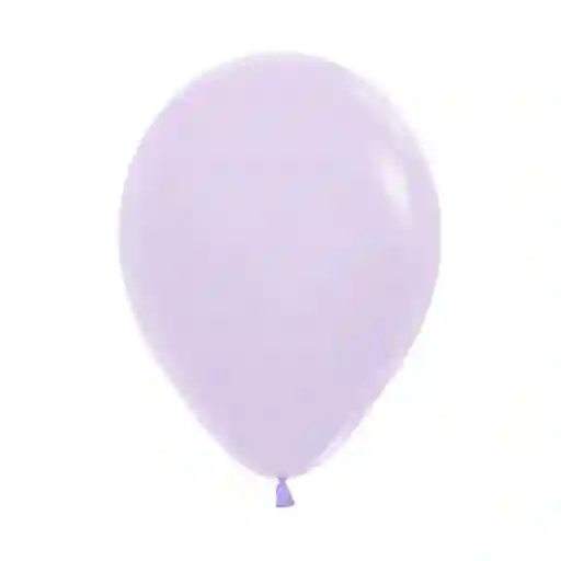 Globos Bombas Latex Redondo Fiesta R-12 X 12 Unidades Pastel Mate Lila Sempertex