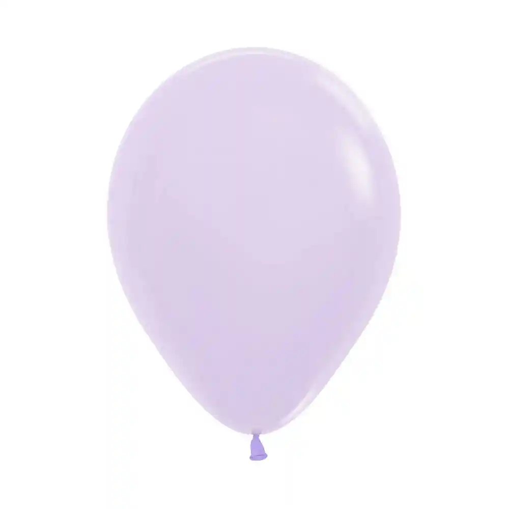 Globos Bombas Latex Redondo Fiesta R-12 X 12 Unidades Pastel Mate Lila Sempertex