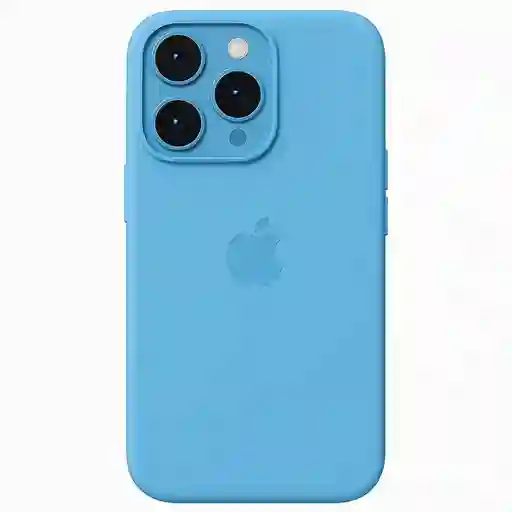 Silicon Case Iphone 16 Pro Max Azul Bondi