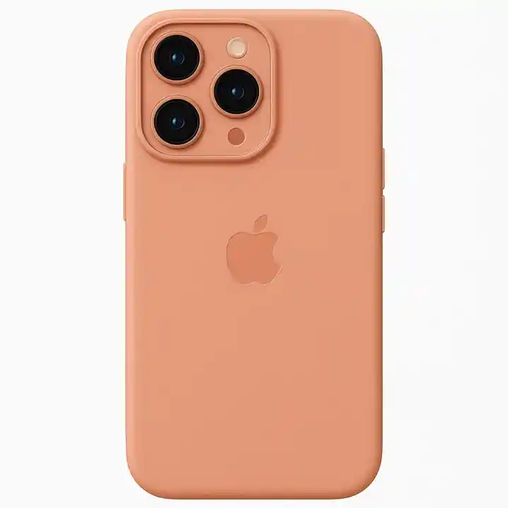 Silicon Case Iphone 16 Pro Max Rosado