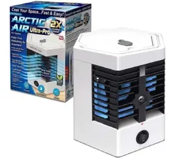 Mini Enfriador Portatil 2 En 1 Aire Acondicionado Recargable