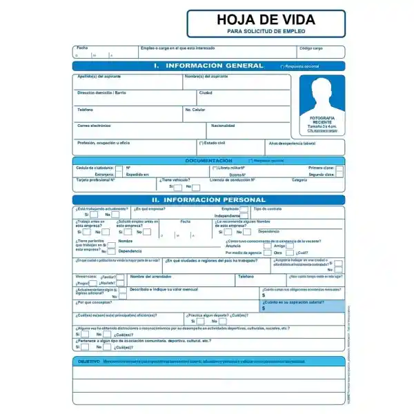 Hoja De Vida Minerva 1003