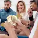 Cartas Doradas De Póker En Plástico Impermeable