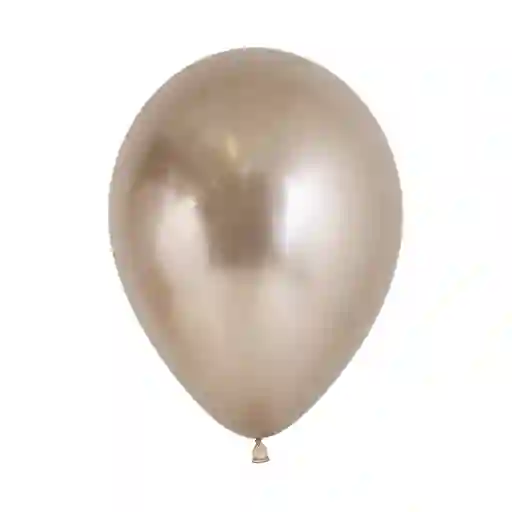 Globos Bombas Latex Redondo Fiesta R-12 X 12 Unidades Reflex Champaña Sempertex