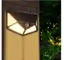 Lampara Led Solar Con Sensor De Movimiento Luz Recargable