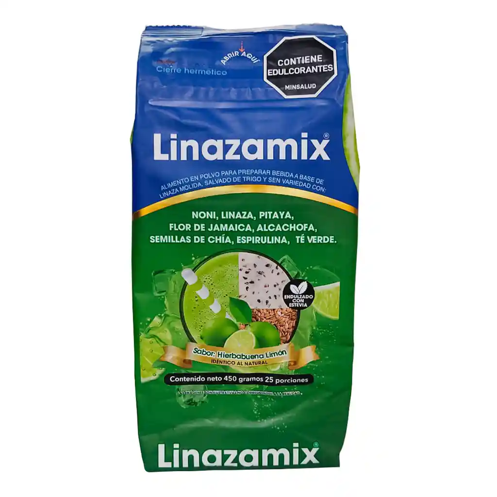 Linaza Mix Sabor Hierbabuena Limón 450g Colon Cleanser