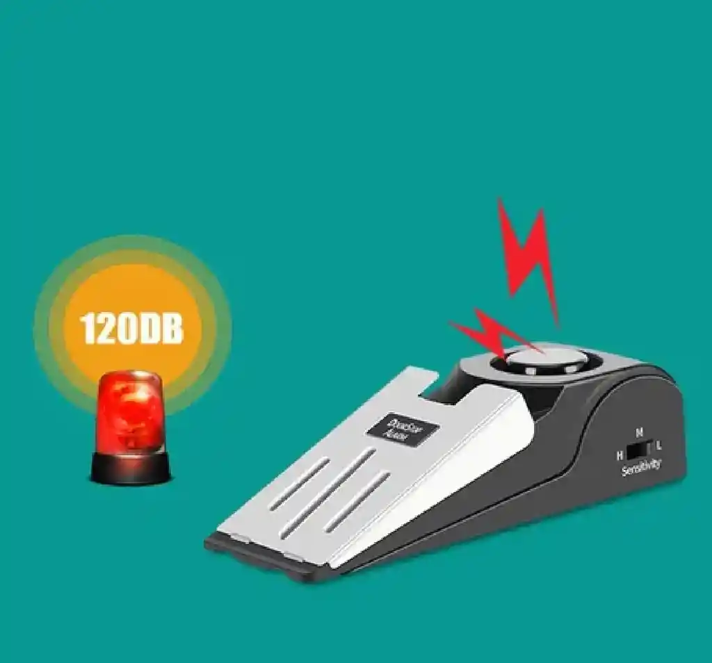 Tope De Seguridad Para Puerta Sensor Con Sistema De Alarma