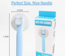 Cepillo Peine Con Boton Para Limpieza Pelo Largo