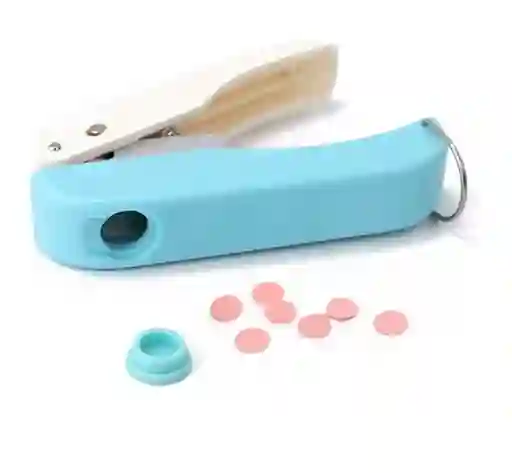 Mini Perforadora Círculo 6,4mm Corte Papel Portatil