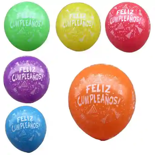 Bombas De Feliz Cumpleaños Surtida