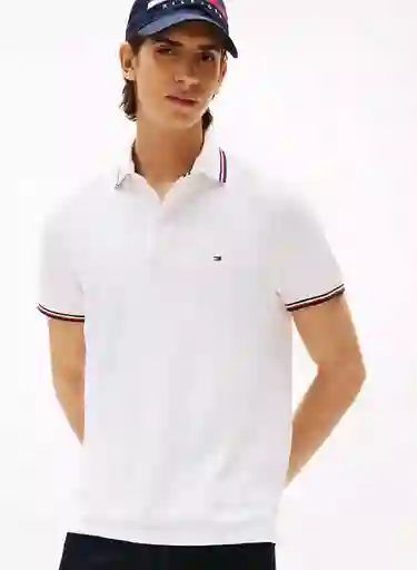 Camiseta Polo Tommy Hilfiger Blanca Talla M