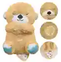 Peluche Nutria Musical Movimientos Y Luces Beige