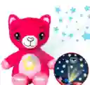 Peluche Proyector De Estrellas Starbelly Oso Rosa