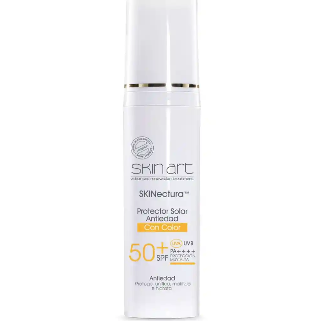 Protector Solar Antiedad Con Color Skin Art