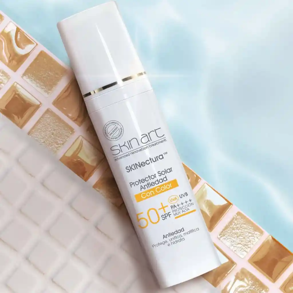 Protector Solar Antiedad Con Color Skin Art