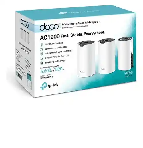 Sistema Wifi Mesh Ac1900 Gigabit, Tp-link Deco S7 (3-pack) Agregar A Favoritos