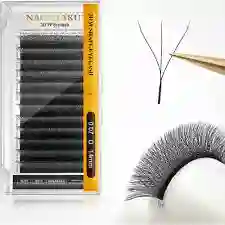 Pestañas Nagaraku 3d W Curvatura D 14mm