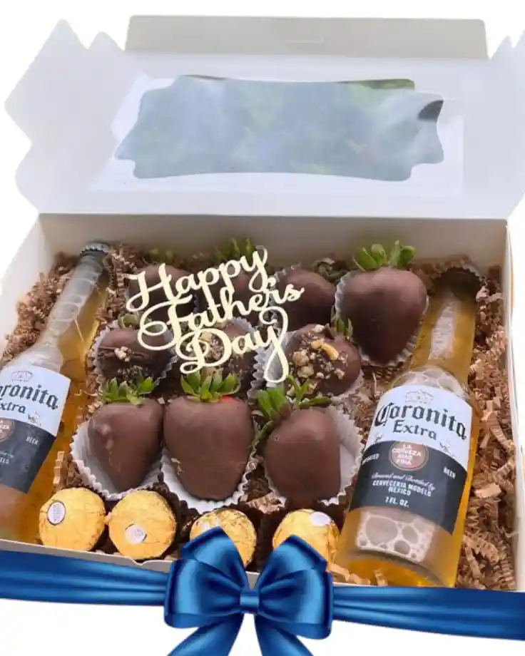 Caja Coronita Cerveza Mas Fresas