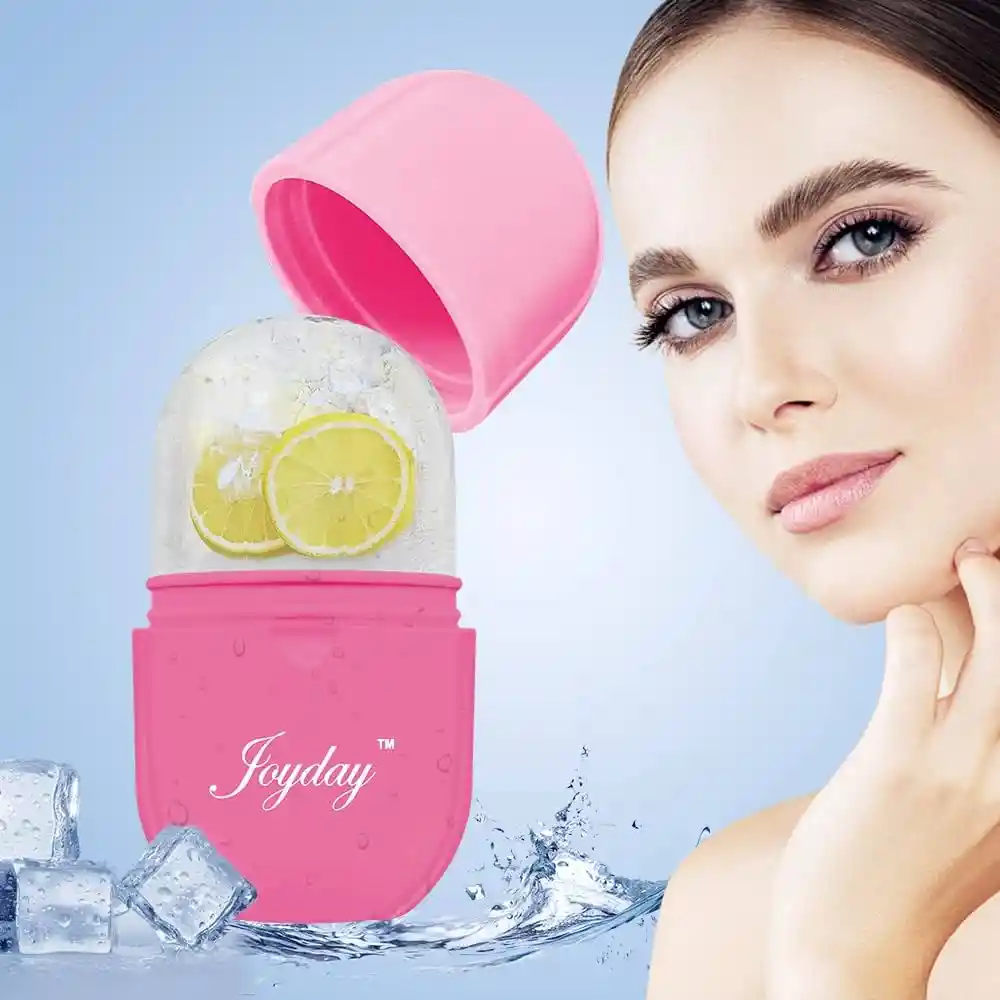 Rodillo Hielo Silicona Rostro Herramienta Cuidado Piel Sin Fragancia Mango Ergonómico Ojeras