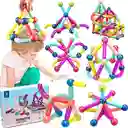 Fichas Magnéticas Bloques Construcción Juego Armar 36 Piezas