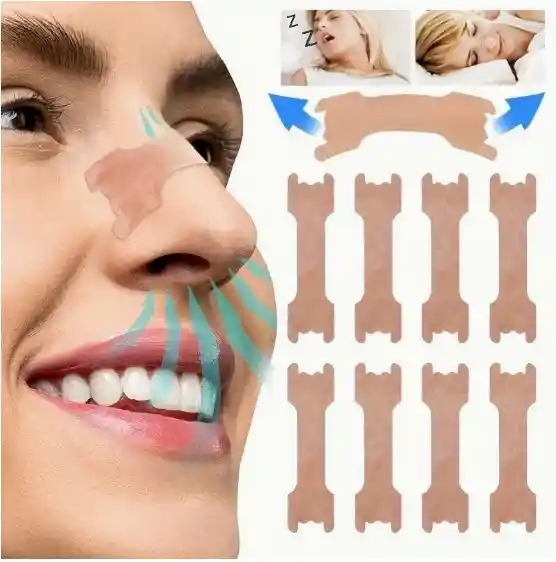 Tiras Nasales Mejor Respiración Adesiva Nasal Nariz
