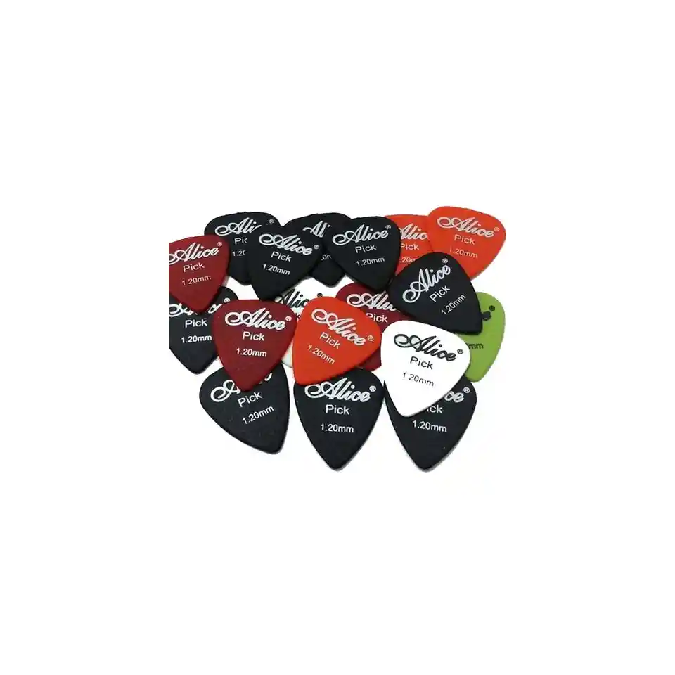 Pick Pajuela Uña Guitarra Rock Accesorio Tocar Solos Calibre Marca Alice 12und