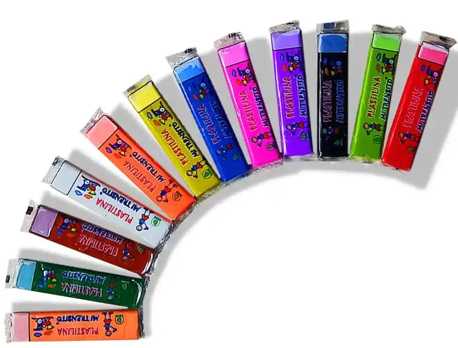 Plastilina Azul Osc-55g Mi Trensito
