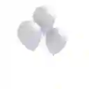 Globos En Látex R12 Inflados Con Helio Certificado X6 (negro Y Blanco)