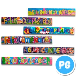 Banner Feliz Cumpleaños Unisex 1 Metro