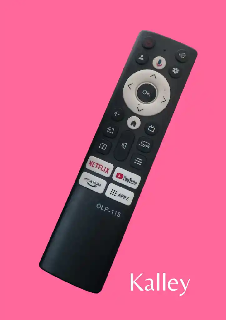 Control Remoto Tv Kalley / Olp -115 (sin Comando De Voz)