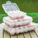 Organizador De Huevos Trensparente 10 Huevos Ahorra Espacio
