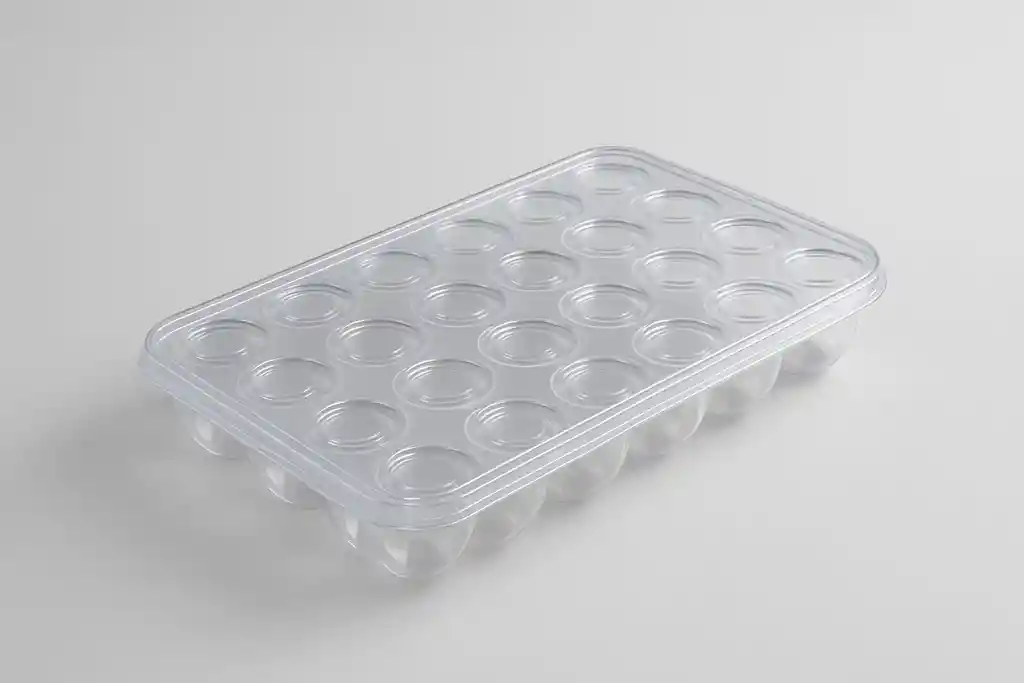 Organizador De Huevos Trensparente 24 Huevos Ahorra Espacio