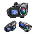 Intercomunicador Para Moto Q58 Rgb Musica Bluetooth 25 Horas