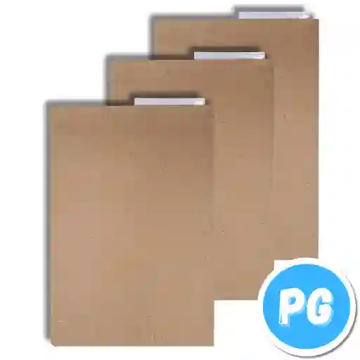 Carpeta Carton Oficio Legajadora Marbete Vertical