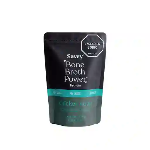 Bone Broth Power Chicken Soup X375gr Savvy